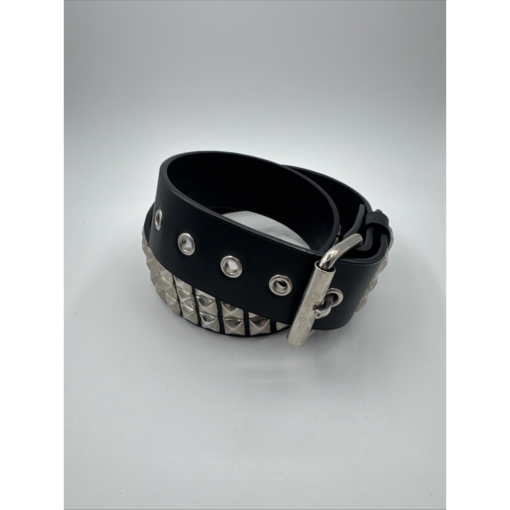 Punk Studded Belt for Women Rock Threads Goth Stud Pyramid Gothic Clothing Small
